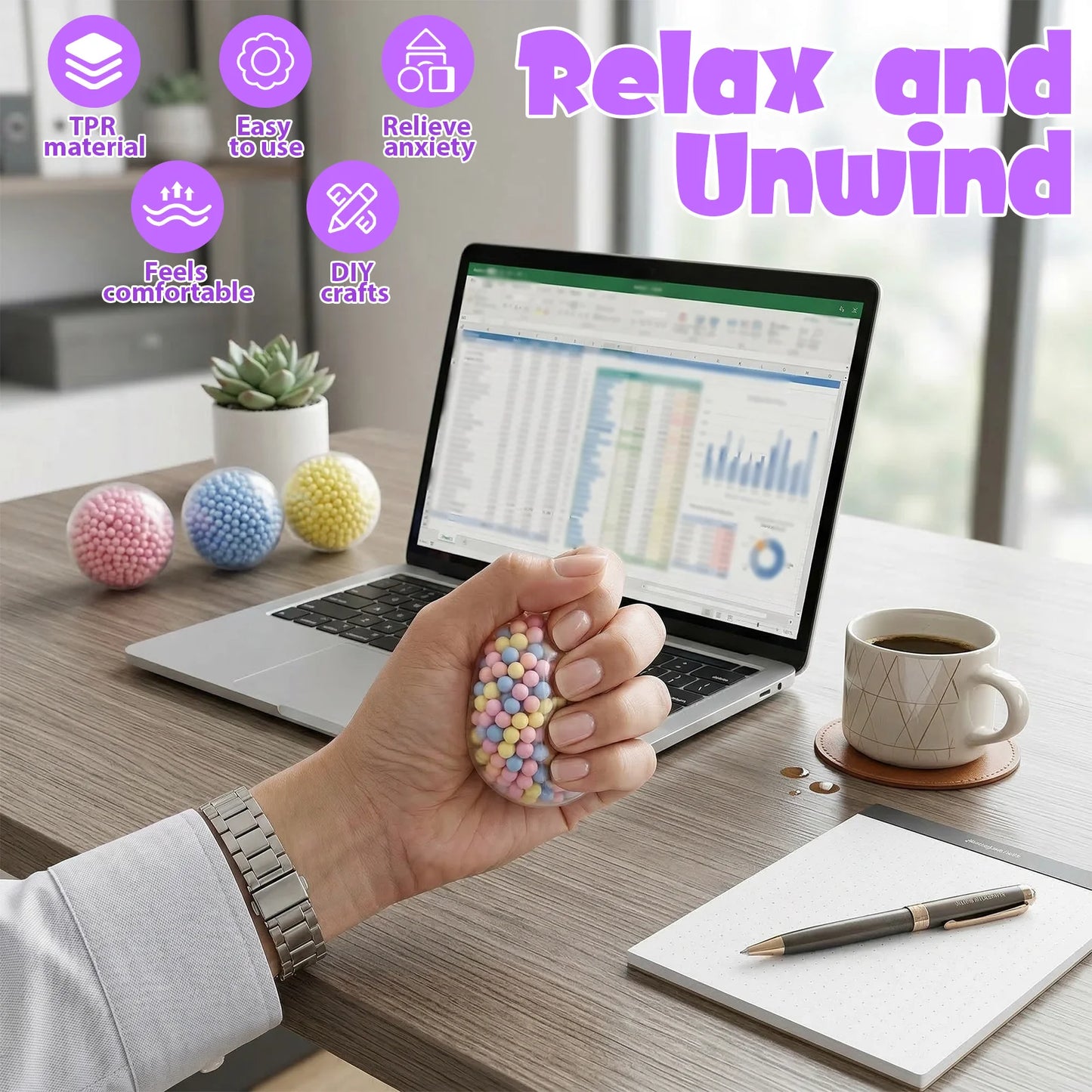DIY Handmade Empty Ball Shell For Handmade Toy Soft Slow Rebound Design Creative Stress Relief Ball Making Kit Relaxation Toys