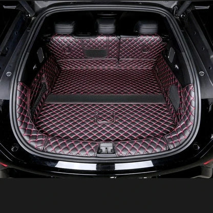 Car Boot Mat Rear Trunk Liner Cargo Leather FloorCarpet Tray Protector AccessoriesMats For BYD Sealion 7 SeaLion 07 EV 2025 2024