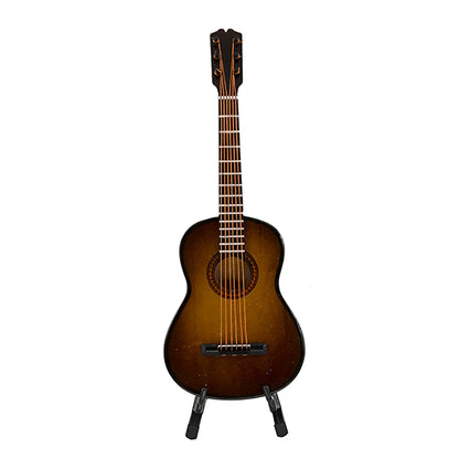 Dollhouse Miniature Guitar Musical Instrument for 1/4 1/6 1/10 1/12 Anime Figure ob11 bjd GSC Doll House Accessories Decoration