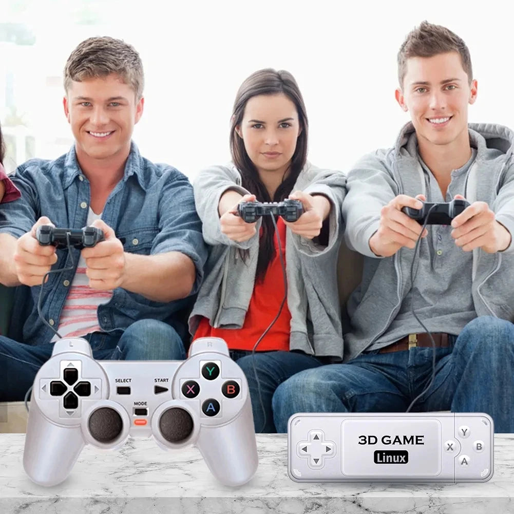 BOYHOM Y6 Retro Game Console 4K 60fps HDMI Output Low Latency GD10 TV Game Stick Dual Handle Portable Home Game Console for GBA