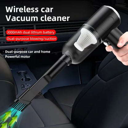 Car vacuum cleaner cleaning high-power mini-charging multifunctional blowing and sucking lighting hand-held convenient small car