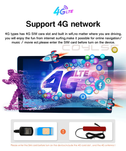 Carplay Android Auto for Toyota Corolla E140/150 2006 2007-2013 Multimedia Automotive Subwoofer Autoradio Android DSP 4G