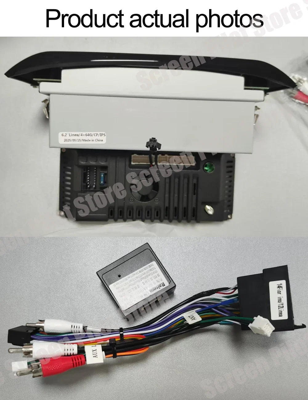 Car Android 16 For Fiat Linea Punto evo 2012-2015 Radio Video Player GPS Multimedia Navigation Screen Stereo Carplay Audio DSP