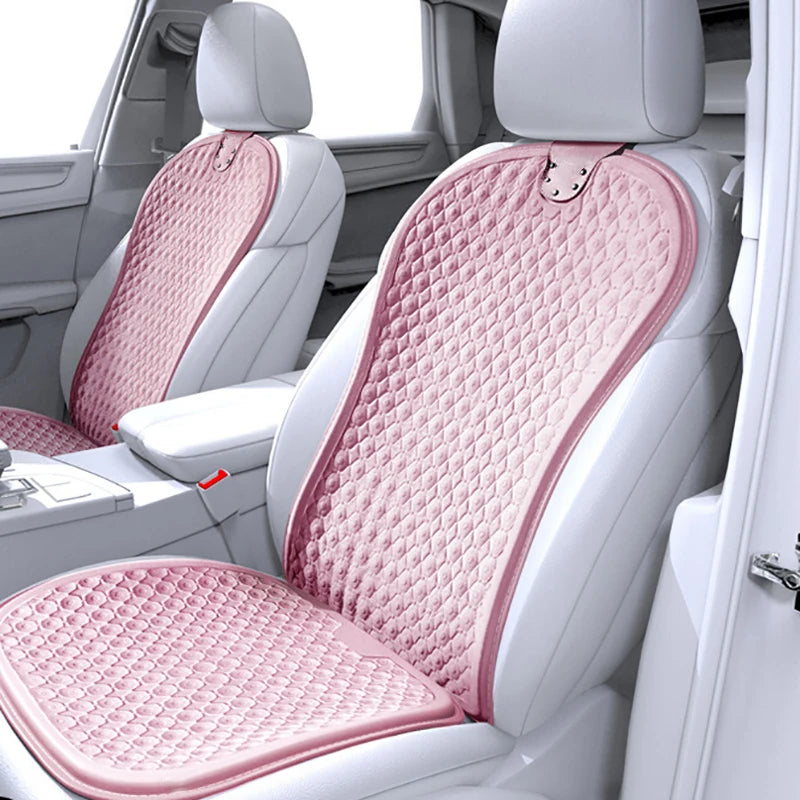 Car Gel Seat Cushion Silicone Mat Cool Gel Cooling Pad Universal Four Season Breathable Ventilate Vehicle Protector Mat Pad