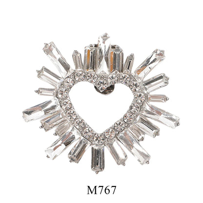 1Pc Shiny Shoes Clips Women High Heel Rhinestone Wedding Bride Shoes Charm Buckle Decorations Jewelry Shoes Accessories