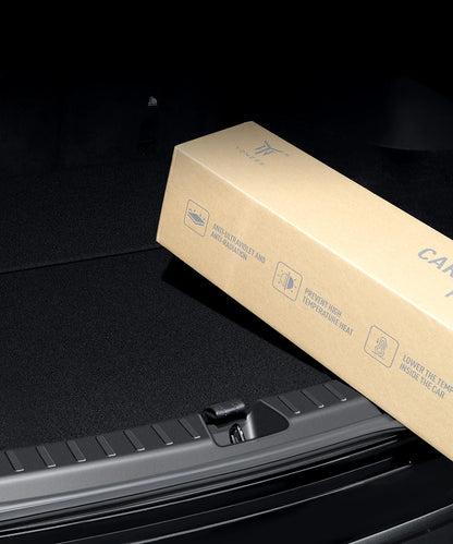 YZ For Tesla Model Y Juniper 2026 Trunk Sill Plate Protector TPE Rubber Protector Tesla Threshold Bumper Pad Prevent Scratching