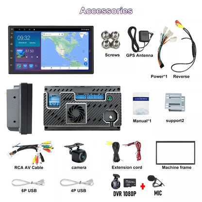 7" 6+128GB For Nissan Navara D40  2005-2015  Car Stereo Radio Apple CarPlay Android 15 Head Unit FM GPS Reversing Image