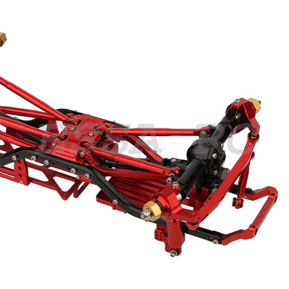 Axial SCX24 AXI00002 Wrangler Mini Model Car 1/24 RC Remote Control Climbing Car Off-road Car Metal Frame with Axles Wheel Hub