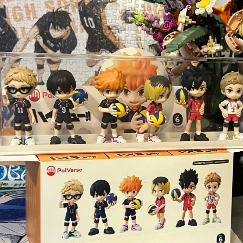 Bushiroad PalVerse Haikyuu Blind Box Mini Figure Pvc Collectible Hinata Tsukishima Kenma Desktop Decoration For Anime Collectors