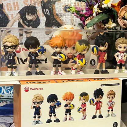 Bushiroad PalVerse Haikyuu Blind Box Mini Figure Pvc Collectible Hinata Tsukishima Kenma Desktop Decoration For Anime Collectors