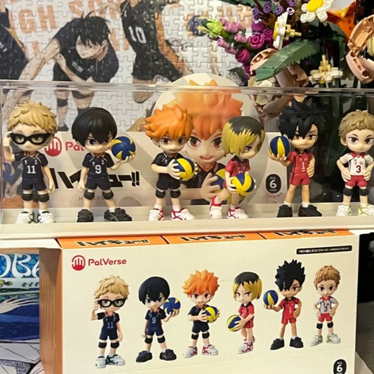 Bushiroad PalVerse Haikyuu Blind Box Mini Figure Pvc Collectible Hinata Tsukishima Kenma Desktop Decoration For Anime Collectors