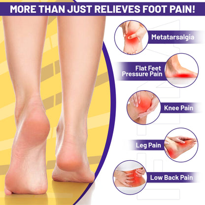 High-Resilience Shock Absorbing Arch Support Insoles - Enhance Comfort and Stability for Daily Activities