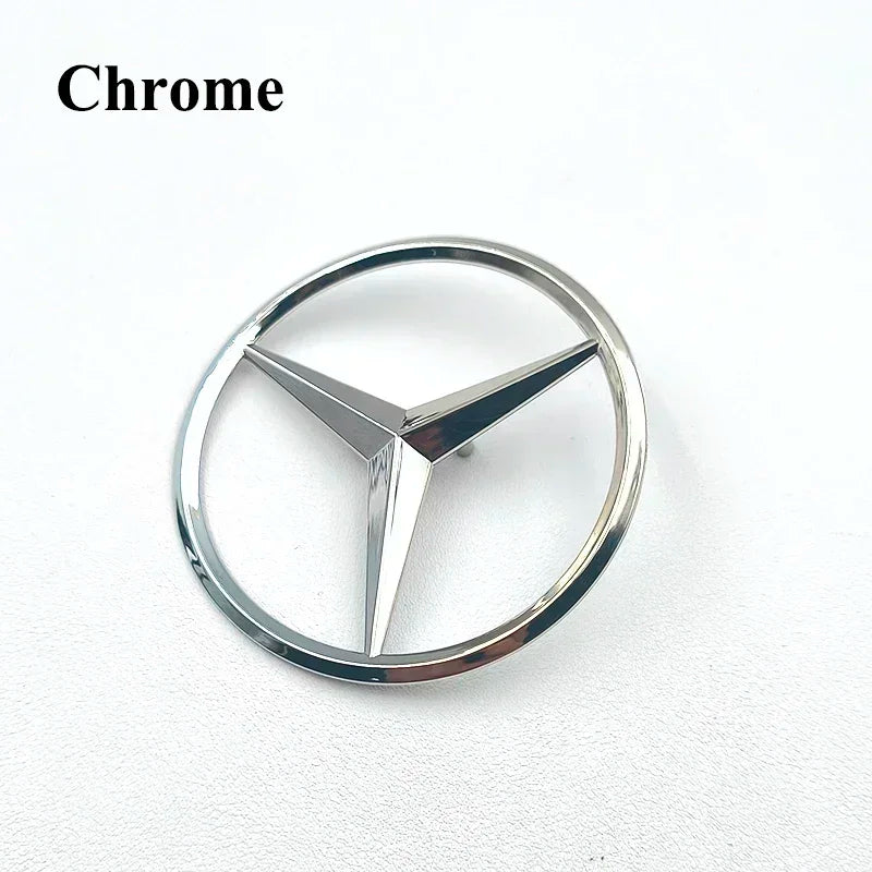 AAA 3d ABS Black Rear Trunk Star Logo For Mercedes Benz W203 W204 W205 W212 W213 W176 W177 W222 W223 W117 W246 X156 X253