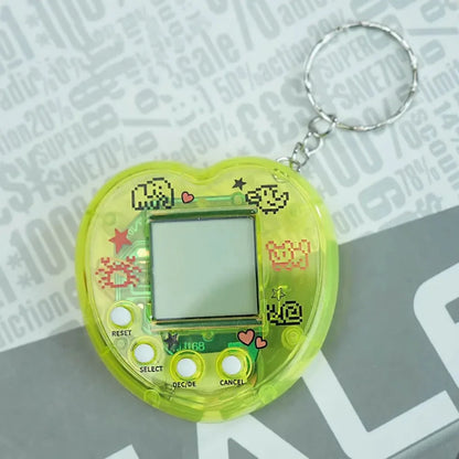 Collector's Edition Aqua Blue 3D Interactive Tamagotchi, Virtual Pet Retro Game Gift for Gamers