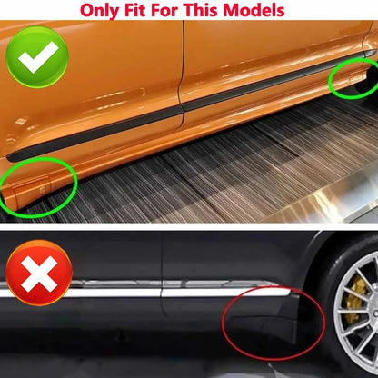 For Porsche Cayenne GTS 957 2008-2010 Side Skirt Front+Rear LH+RH Envelope  95555982700 95555982800 95555983700 95555983800