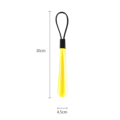 Long-Handled Plastic Shoehorn Shoe Slipper with Hanging Strap Lazy Person's Shoe Wearing Tool Convenient Shoe Extractor