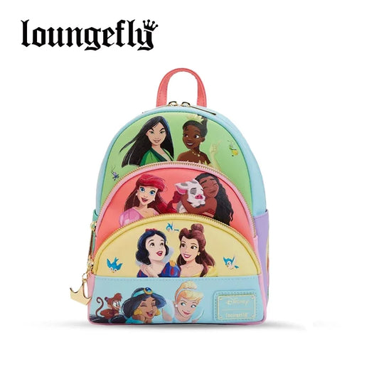 Loungefly Princess Series Manga Style Animated Collage Collection Mini Backpack