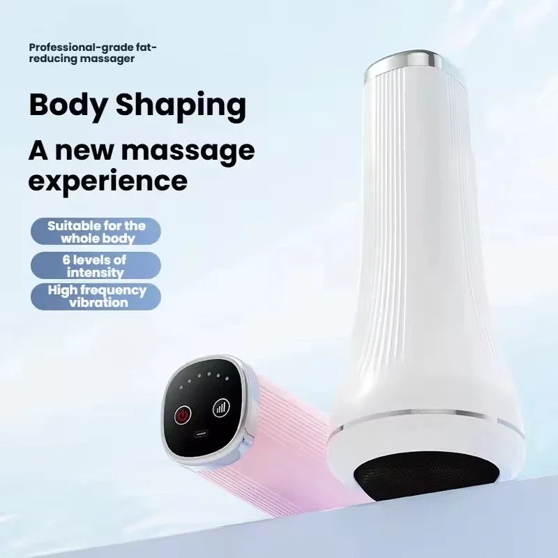 Portable Vibration Body Sculpting Massager Adjustable Speed Rechargeable Fat Burner for Full Body Relaxation