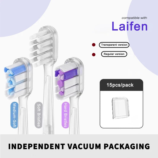 For LaiFen LFTB01-P-A-S Toothbrushes Head Sonic Electric Toothbrush Vacuum Packaging UV Sterilization