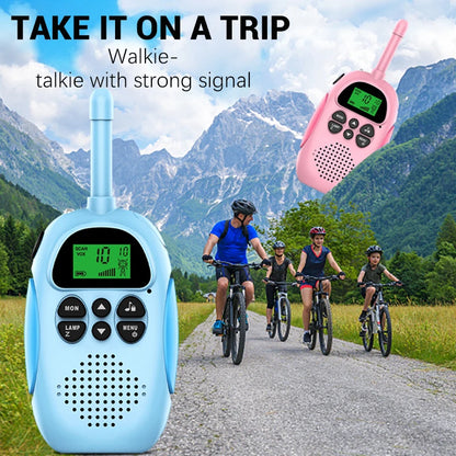 2PCS Wireless Handheld Walkie Talkie Outdoor Parent-child Intercom Machine Kids Talkie Walkie Toys Educational Toys Gifts