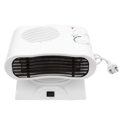 Portable Space Heater Cooler 2000W Auto Oscillating Desk Fan For Home Bedroom Living Room Office
