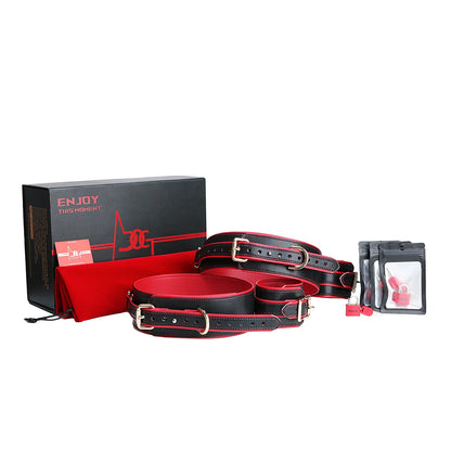 ANOSX Male Wrist Restraint Belt Leg Wristband PU Leather Restraint Strap Thigh Straps Body BDSM Adult Game Sex Toys For Men
