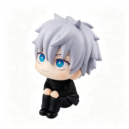 8cm Cute Anime Jujutsu Kaisen Figure Itadori Yuji Gojo Satori Fushiguro Megumi Kugisaki Kawaii Toy Car Decoration PVC Model Gift