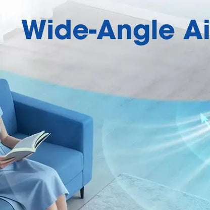 Air Conditioning Fan 6 Speeds USB Mini Air Conditioner Timing Home Office Air Cooler with Humidifier Desktop Misting Fan