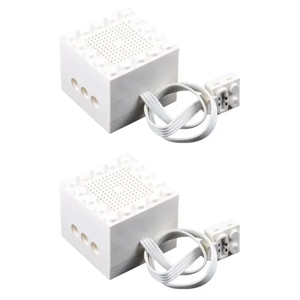 Building Block Bluetooth Speaker Technical Parts compatible with legoeds Hi-tech technical MOC Power Functions trains DIY Toys