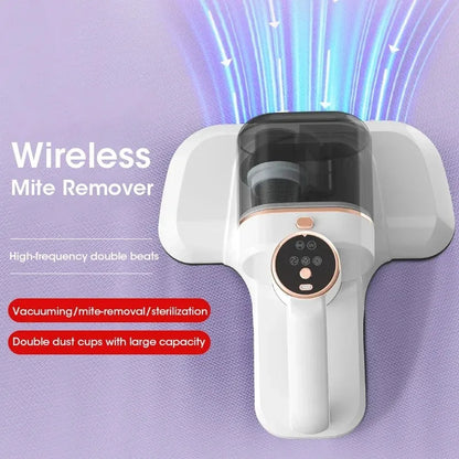 Wireless Great Suction Portable Handheld Vacuum Cleaner Mite Remover Ultraviolet Sterilization for Home Bedding Mattress