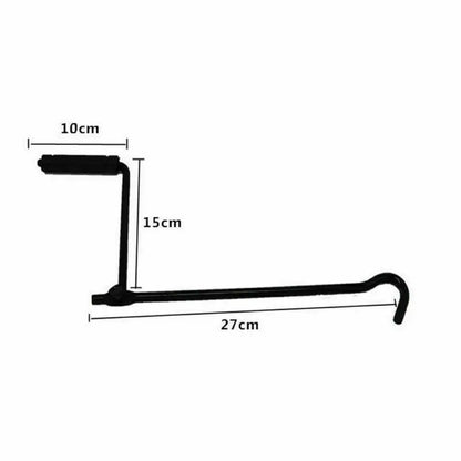 1pcs Car Foldable Jack Rocker Car Van Sedan Jack Rocker Arm Black Labor Saving Jack Hand Rocker Wrench Car Repair Tool