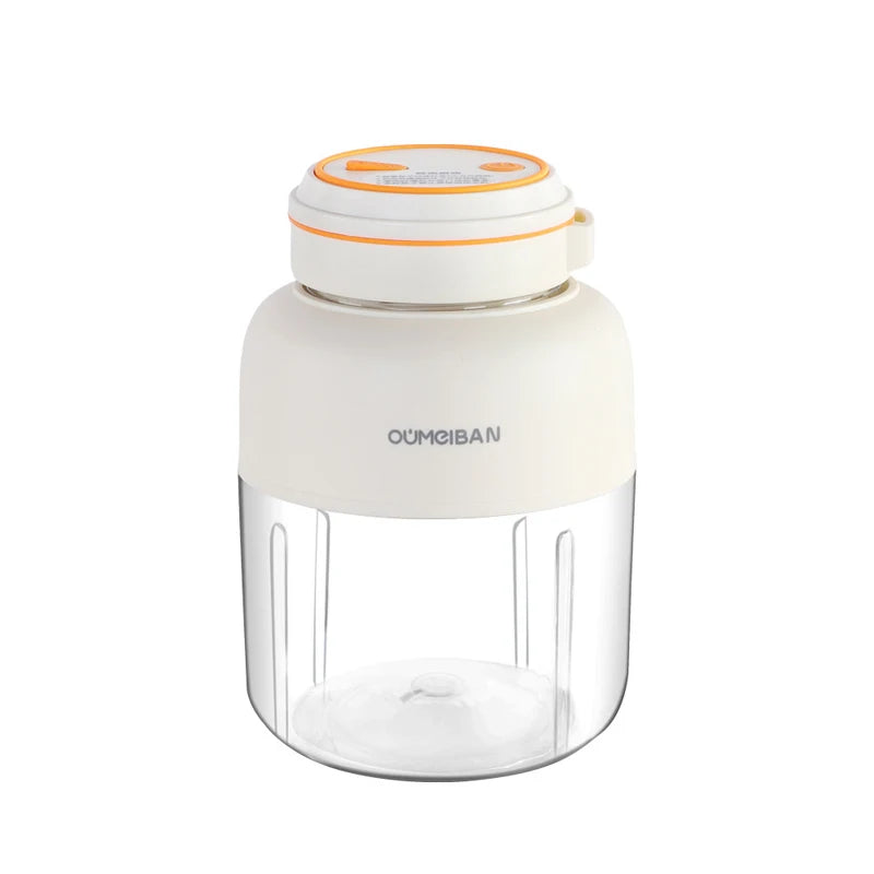 800/1300/1400ml Large Capacity Wireless Portable Juicing Cup Blender 38 Blade Juicing Crushed Ice Summer Juice Smoothie Making