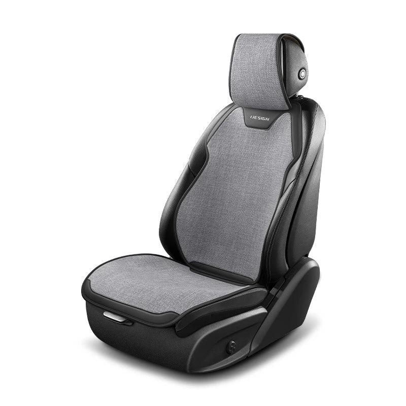 Universal Linen Car Seat Cover Four Season Auto Flax Comfortable Breathable Anti-Slip Covers Cushion SUV Car Seat Protection