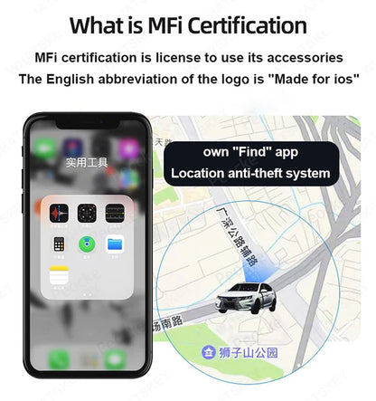 Car OBD for iPhone Compatible with all car OBD locators Monitoring tracker Vehicle anti-lost Find function With IOS or Google