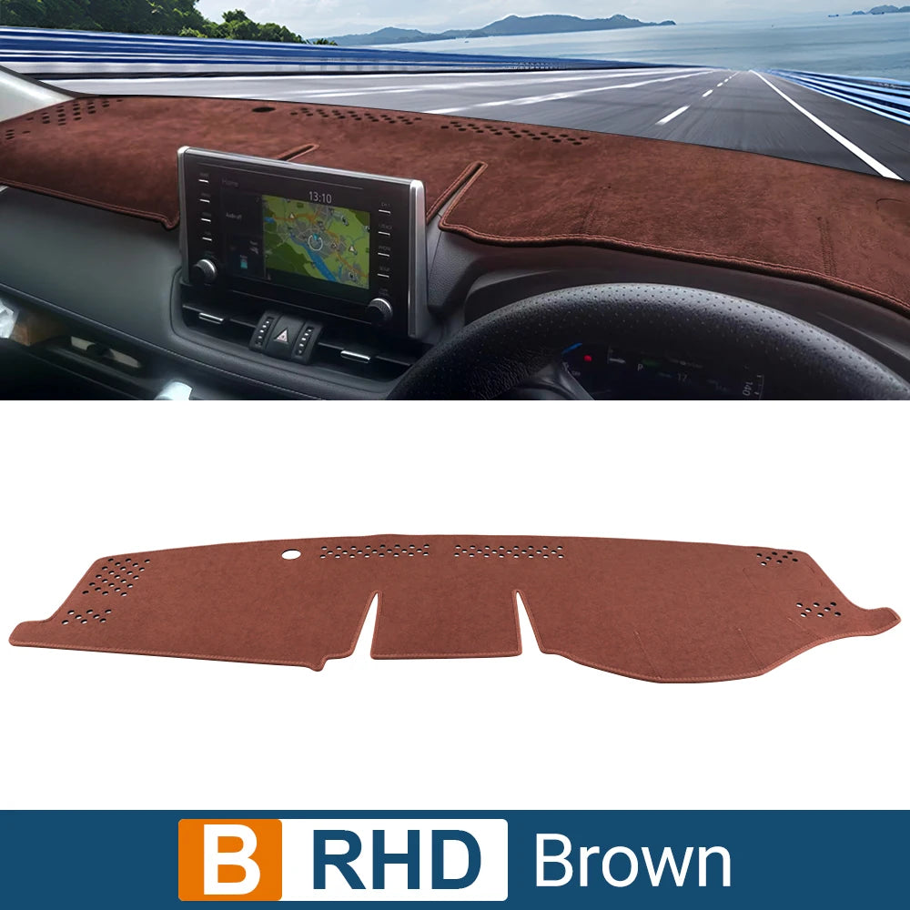 Car Dashboard Mat Sun Shade Instrument Desk Cover Accessories For Toyota RAV4 XA50 2019 2020 2021 2022 2023 2024 2025 Hybrid