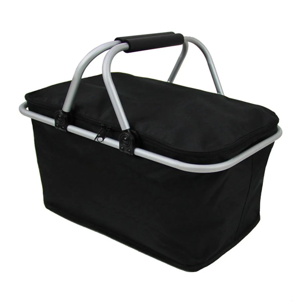Car Oxford Outdoor Picnic Insulation Storage Basket Refrigerated Food Delivery Box Folding Shopping Basket Trunk Storage Box