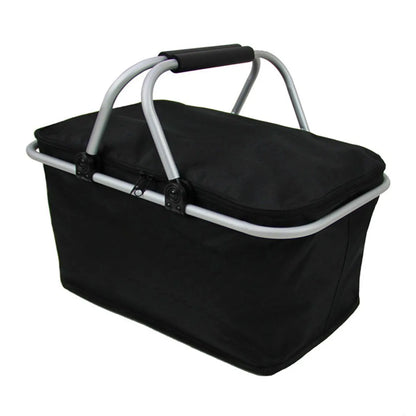Car Oxford Outdoor Picnic Insulation Storage Basket Refrigerated Food Delivery Box Folding Shopping Basket Trunk Storage Box