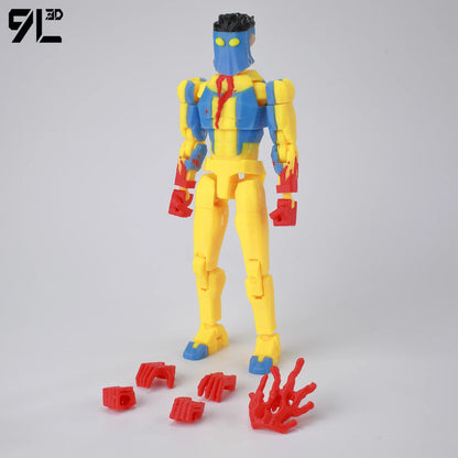 9L3D Printed Invincible Tech Jacket Toys Action Figures Titan13 T13 Dummy 13 Superheroes Multi-Jointed Movable Shapeshift Toys