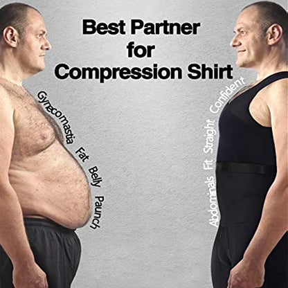 Mens Shapewear Tummy Control Full Body Shaper Compression Slimming Bodysuit Sleeveless Open Crotch Undershirt Fajas Para Hombres
