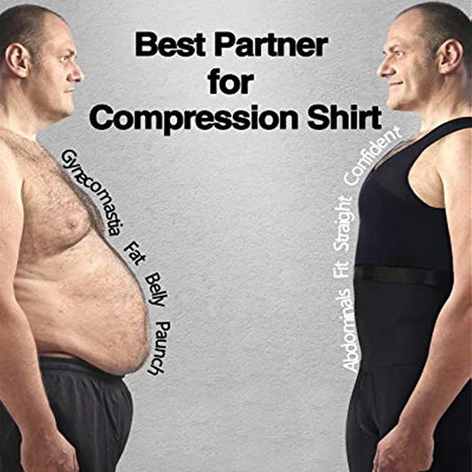 Mens Shapewear Tummy Control Full Body Shaper Compression Slimming Bodysuit Sleeveless Open Crotch Undershirt Fajas Para Hombres