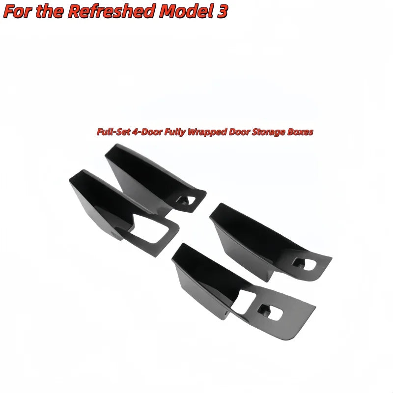 For Tesla Model Y Juniper 2025 Door Handle Storage Box Interior Accessories Model 3 Highland Inner Handle Organizer Phone Holder
