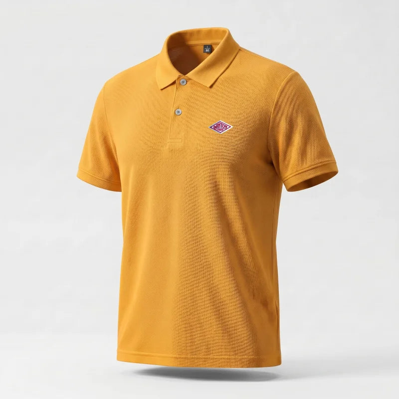 Men's 100% Cotton Polo Shirt -2026 Summer Fashion Casual Short Sleeve, Breathable Lapel Tee，27 Colors, Ideal for Golf and Sports