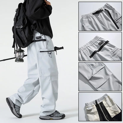 Men's Trousers Autumn Cargo Pant Camouflage Pants American Style Pants Windproof Waterproof Casual Outdoor Hiking Trousers Male