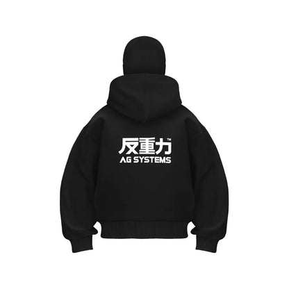 AG Systems  Tech Brand Art Double Hood Warm Outdoor Men's Winter Casual Sweatshirt