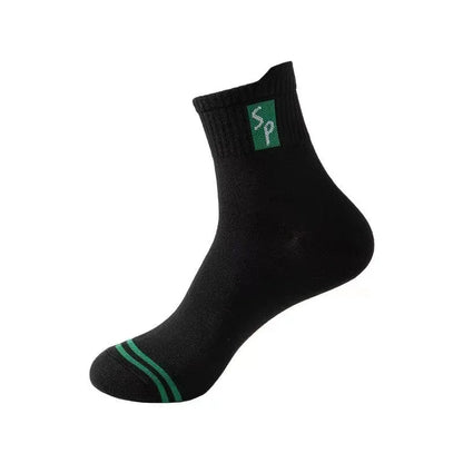 5Pair New Men's Sports Socks Cotton High Quality Casual Business Walk Socks Spring Autumn Fashion For Men Size EU38-45