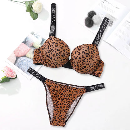 V Soft Versatile Shapewear Sexy Lingerie Bra and Panty Set Push Up Women's Fashion Lingerie Set Sexy Breathable