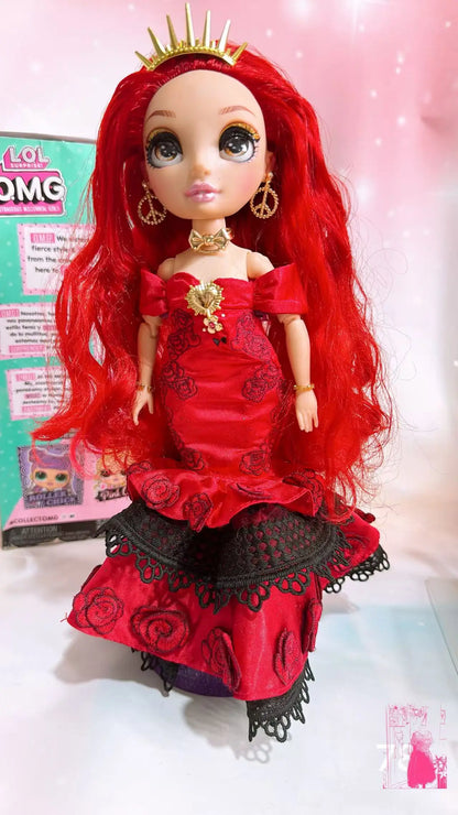 New Rainbow Doll High 25-30cm Fashionable Super Large Sister DIY Dress up Doll Toy Not Including Bracket Excluding packaging box