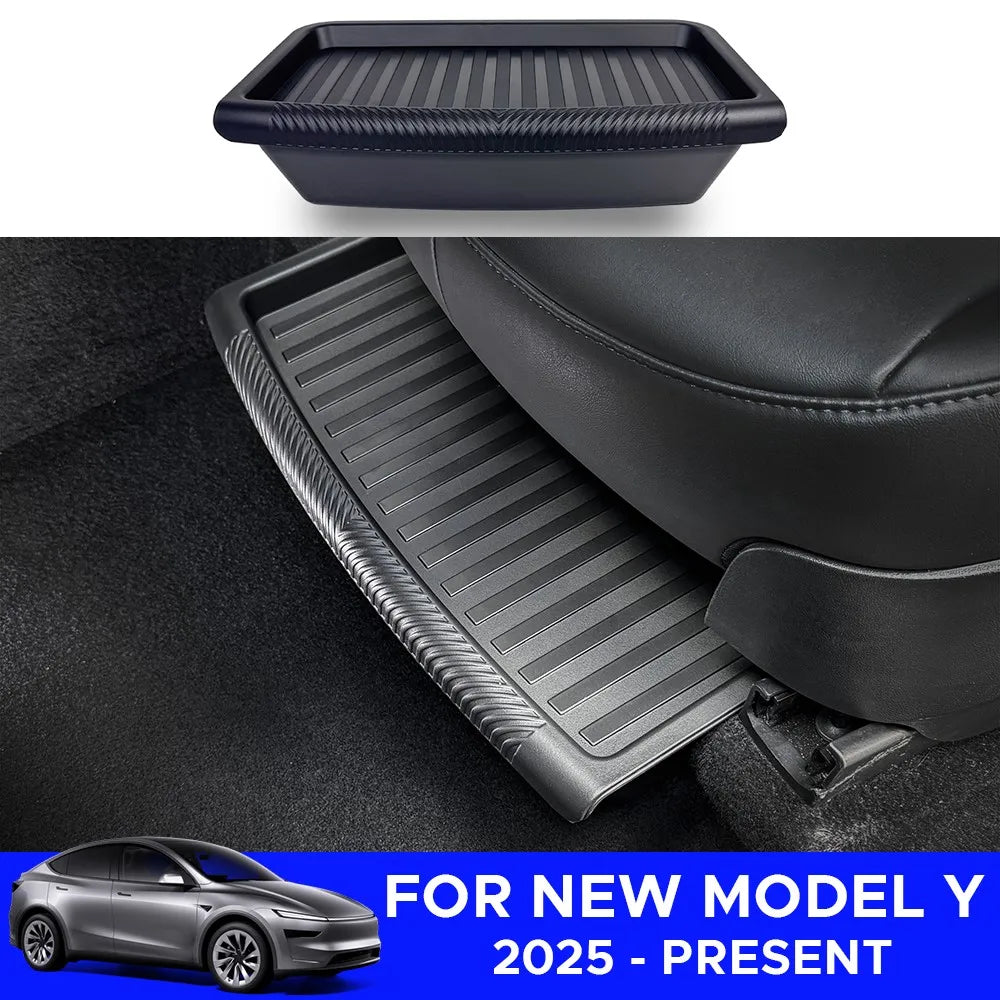 For Tesla New Model Y 2025 Launch Juniper Under Seat Storage Box Drawder With Lids ABS Material Interior Accessories