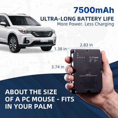 Car Tracker GPS 4G Tracking Device 7500mAh Waterproof GPS Vehicle Tracker Magnet Long Standby Battery Real Time Position APP