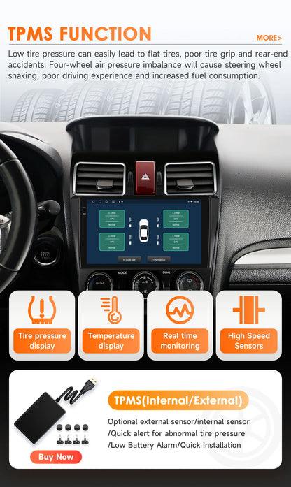 Hizpo Car Intelligent Systems For Subaru Forester WRX and STI XV Crosstrek Impreza 2015 2016 - 2018 Stereo GPS Navi 2din Carplay